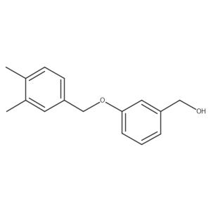 [3-[(3,4-Dimethylphenyl)methoxy]phenyl]methanol结构式