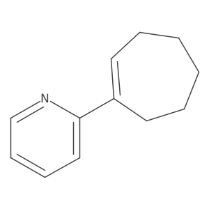 2-(Cyclohept-1-en-1-yl)pyridine结构式