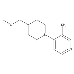 4-[4-(Methoxymethyl)piperidin-1-yl]pyridin-3-amine结构式