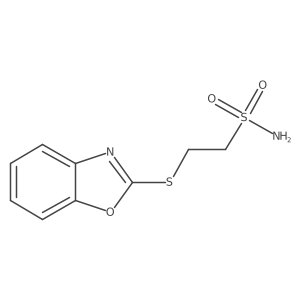 2-(1,3-Benzoxazol-2-ylsulfanyl)ethane-1-sulfonamide Structure