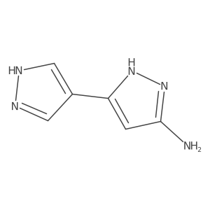3-(1H-Pyrazol-4-YL)-1H-pyrazol-5-amine结构式