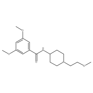 3,5-Dimethoxy-N-[1-(2-methoxyethyl)piperidin-4-YL]benzamide Structure