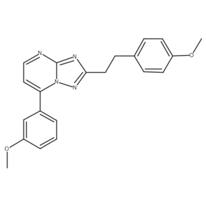 2-(4-Methoxyphenethyl)-7-(3-methoxyphenyl)[1,2,4]triazolo[1,5-a]pyrimidine Structure