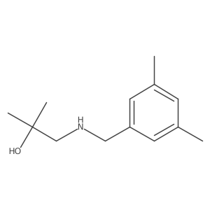 1-{[(3,5-Dimethylphenyl)methyl]amino}-2-methylpropan-2-ol Structure
