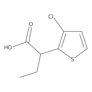 2-(3-Chlorothiophen-2-yl)butanoic acid结构式