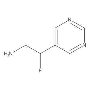 2-Fluoro-2-(pyrimidin-5-yl)ethan-1-amine Structure