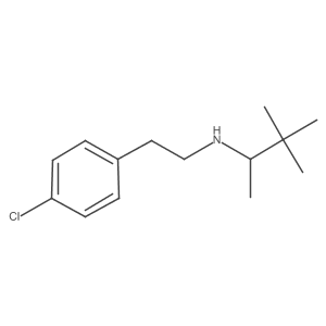 [2-(4-Chlorophenyl)ethyl](3,3-dimethylbutan-2-yl)amine Structure