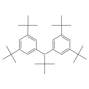 tert-Butylbis(3,5-di-tert-butylphenyl)phosphine Structure