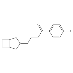 4-(3-Azabicyclo[3.2.0]hept-3-yl)-1-(4-fluorophenyl)-1-butanone Structure