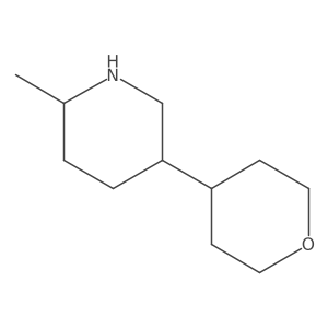 2-Methyl-5-(oxan-4-yl)piperidine Structure