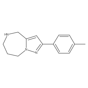 2-(p-Tolyl)-5,6,7,8-tetrahydro-4H-pyrazolo[1,5-a][1,4]diazepine结构式