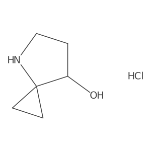 4-Azaspiro[2.4]heptan-7-ol;hydrochloride结构式