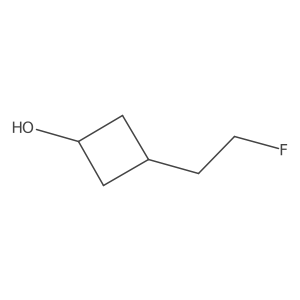 3-(2-Fluoroethyl)cyclobutan-1-ol Structure