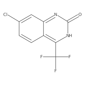 7-Chloro-4-(trifluoromethyl)quinazolin-2(1H)-one Structure