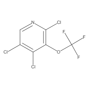 2,4,5-Trichloro-3-(trifluoromethoxy)pyridine Structure