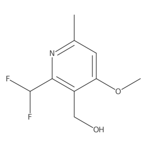 2-(Difluoromethyl)-4-methoxy-6-methylpyridine-3-methanol结构式