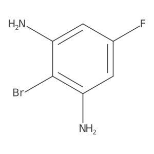 1-Bromo-2,6-diamino-4-fluorobenzene Structure