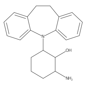 2-Amino-6-(5,6-dihydrobenzo[b][1]benzazepin-11-yl)cyclohexan-1-ol结构式
