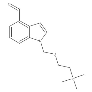 1-((2-(Trimethylsilyl)ethoxy)methyl)-1h-indole-4-carbaldehyde Structure