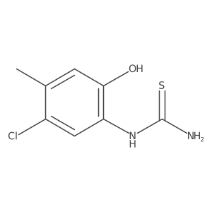 1-(5-Chloro-2-hydroxy-4-methylphenyl)thiourea Structure