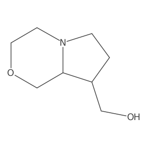 (8RS,8aSR)-1-(Hexahydro-pyrrolo[2,1-c][1,4]oxazin-8-yl)-methanol结构式