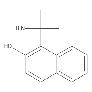 1-(2-Aminopropan-2-yl)naphthalen-2-ol结构式