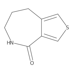 5,6,7,8-Tetrahydro-4h-thieno[3,4-c]azepin-4-one结构式