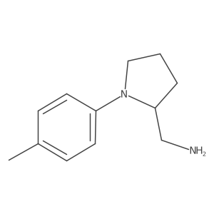 [(2S)-1-(4-methylphenyl)pyrrolidin-2-yl]methanamine结构式