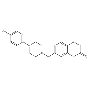 6-[4-(4-Chloro-phenyl)-piperazin-1-ylmethyl]-4H-benzo[1,4]oxazin-3-one Structure