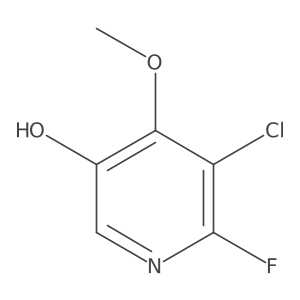 5-Chloro-6-fluoro-4-methoxypyridin-3-ol Structure
