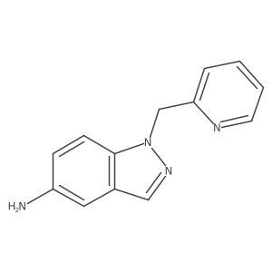 1-(Pyridin-2-ylmethyl)-1H-indazol-5-amine Structure