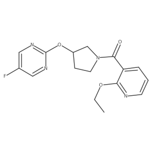 (2-Ethoxypyridin-3-yl)(3-((5-fluoropyrimidin-2-yl)oxy)pyrrolidin-1-yl)methanone结构式