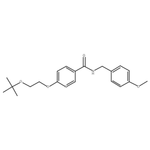 6-(2-(tert-butoxy)ethoxy)-N-(4-methoxybenzyl)nicotinamide Structure