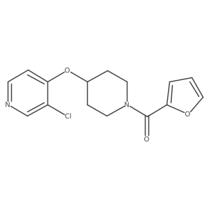 (4-((3-Chloropyridin-4-yl)oxy)piperidin-1-yl)(furan-2-yl)methanone结构式