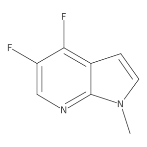 4,5-Difluoro-1-methyl-1H-pyrrolo[2,3-B]pyridine Structure