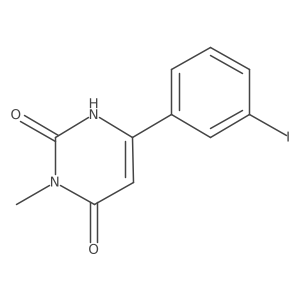 6-(3-Iodophenyl)-3-methyl-1,2,3,4-tetrahydropyrimidine-2,4-dione Structure