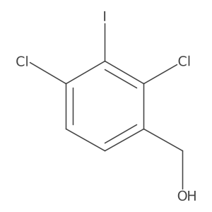 (2,4-Dichloro-3-iodophenyl)methanol Structure