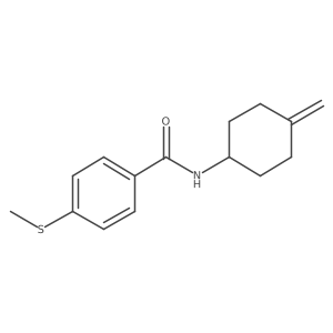 N-(4-methylidenecyclohexyl)-4-(methylsulfanyl)benzamide Structure