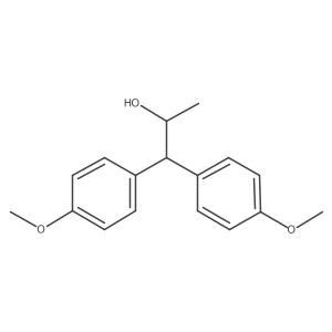 (S)-1,1-bis(4-Methoxyphenyl)propan-2-ol结构式