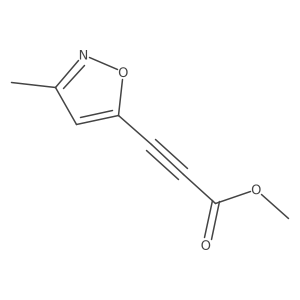Methyl 3-(3-methyl-1,2-oxazol-5-yl)prop-2-ynoate Structure