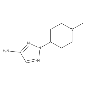 2-(1-methylpiperidin-4-yl)-2H-1,2,3-triazol-4-amine Structure