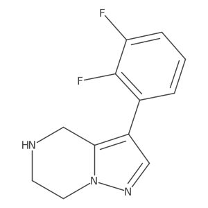 3-(2,3-difluorophenyl)-4H,5H,6H,7H-pyrazolo[1,5-a]pyrazine Structure