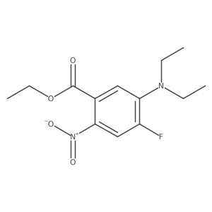 Ethyl 5-(diethylamino)-4-fluoro-2-nitrobenzoate Structure