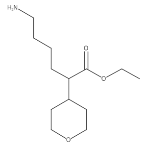 Ethyl 6-amino-2-(oxan-4-yl)hexanoate Structure