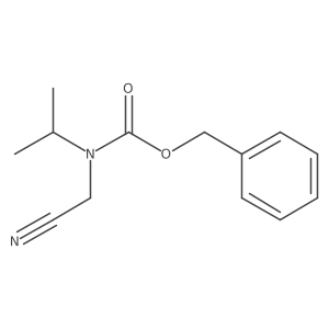 benzyl N-(cyanomethyl)-N-(propan-2-yl)carbamate Structure