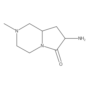 7-Amino-2-methyl-octahydropyrrolo[1,2-a]piperazin-6-one Structure