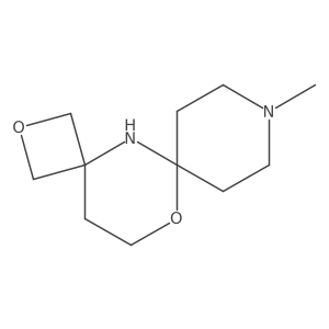 9-Methyl-2,12-dioxa-5,9-diazadispiro[3.1.5^{6}.3^{4}]tetradecane结构式