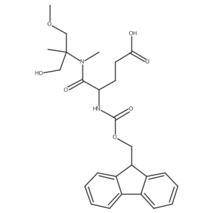 4-({[(9H-fluoren-9-yl)methoxy]carbonyl}amino)-4-[(1-hydroxy-3-methoxy-2-methylpropan-2-yl)(methyl)carbamoyl]butanoic acid Structure