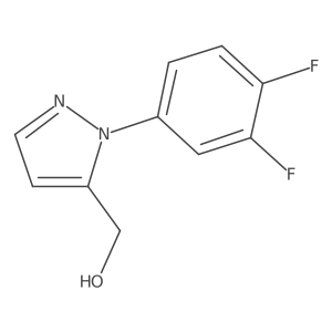 [1-(3,4-difluorophenyl)-1H-pyrazol-5-yl]methanol Structure