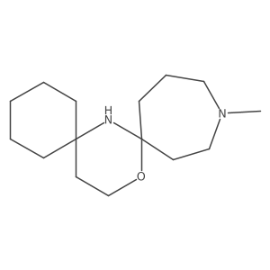 11-Methyl-15-oxa-7,11-diazadispiro[5.1.6^{8}.3^{6}]heptadecane Structure